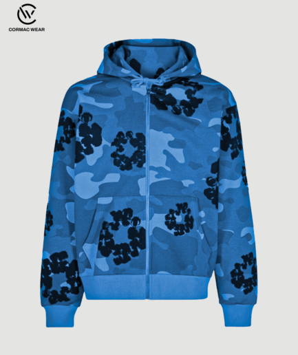 Blue Camo Hoodie