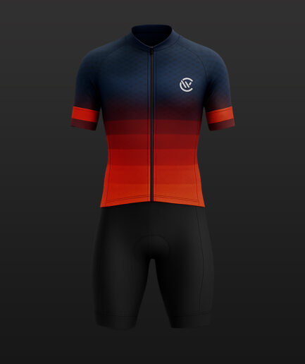 Fiery Horizon Performance Cycling Kit