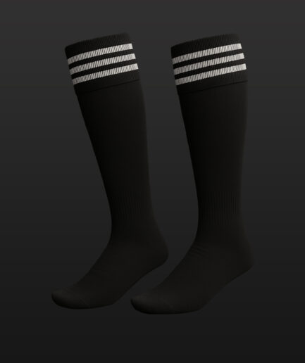 Black Soccer Socks